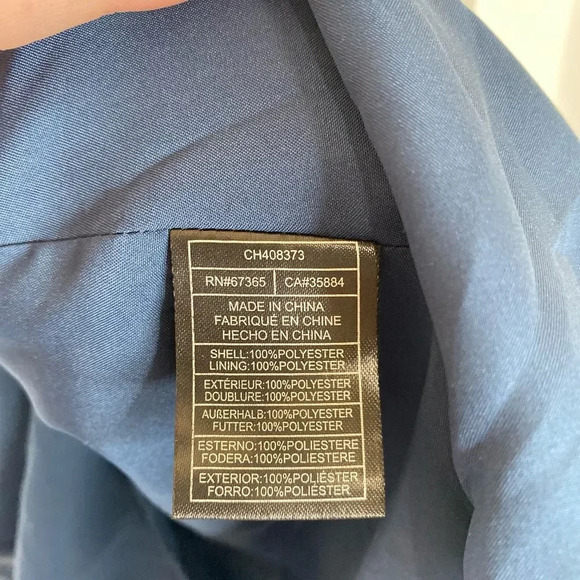 CUPCAKES AND CASHMERE Sundra Cold Shoulder Dress Navy Blue Size 0 - Picture 8 of 8